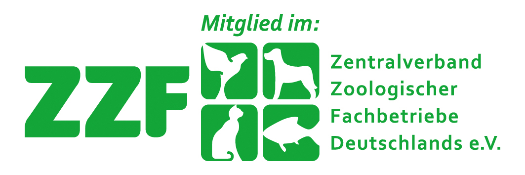 ZZF Mitglied Mitglied im Zentralverband Zoologischer Fachbetriebe Deutschlands e.V.